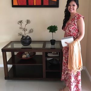 WAYF SARA RUFFLE DRESS